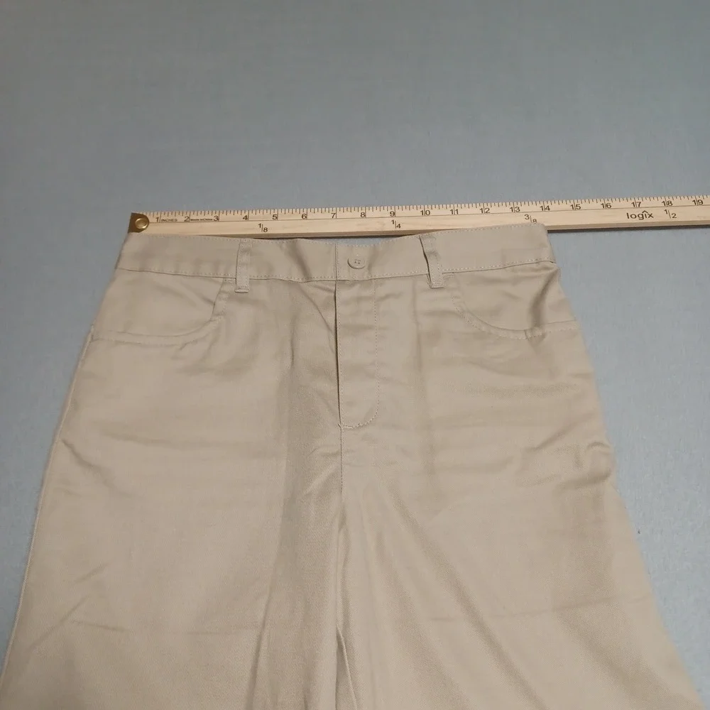French Toast Boys Khaki‎ School Uniform Pull On Shorts Tan Size 14 SH9112
